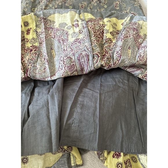 Vintage Free People Women's Size 6 Crochet Racerback Knee Length A-Line Dress - Picture 7 of 9